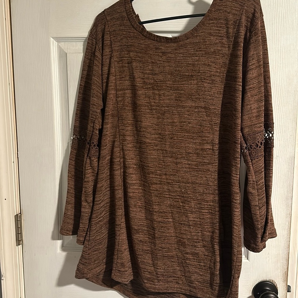 Brown Long Sleeve Shirt